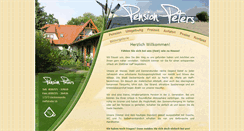 Desktop Screenshot of pension-peters.com